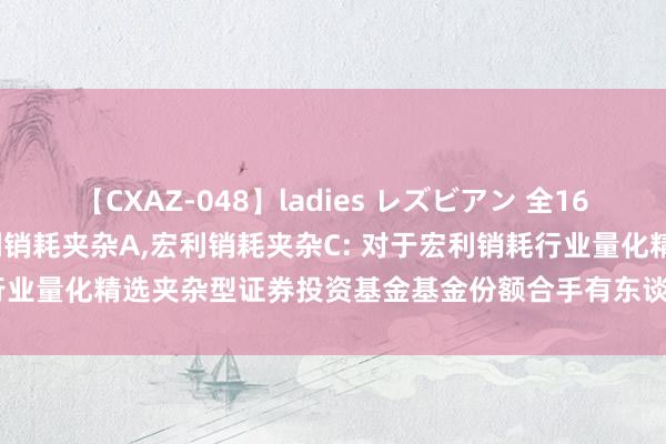 【CXAZ-048】ladies レズビアン 全16作品 PartIV 4時間 宏利销耗夹杂A,宏利销耗夹杂C: 对于宏利销耗行业量化精选夹杂型证券投资基金基金份额合手有东谈主大会会议情况的公告